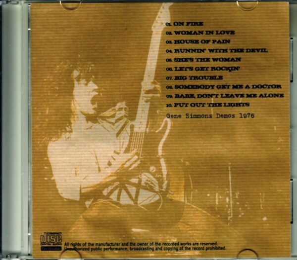 Van Halen/Gene Simmons Demos 1976 Up Grade - Image 2
