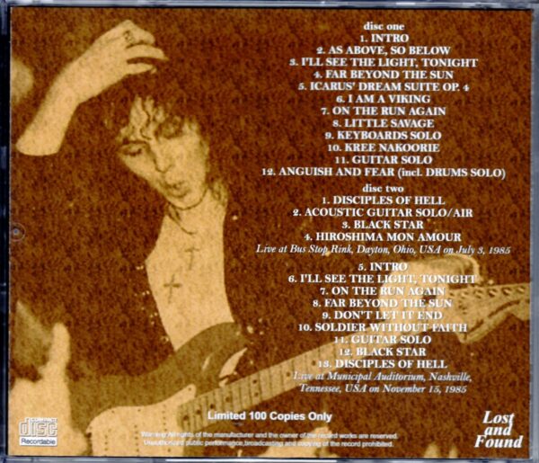 Yngwie J.Malmsteen/Ohio,USA 1985 & more - Image 2
