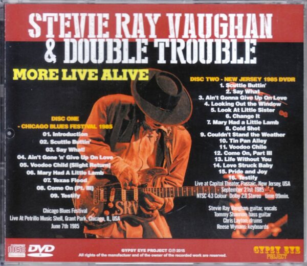 Stevie Ray Vaughan/Illinois,USA 1985 & more - Image 2