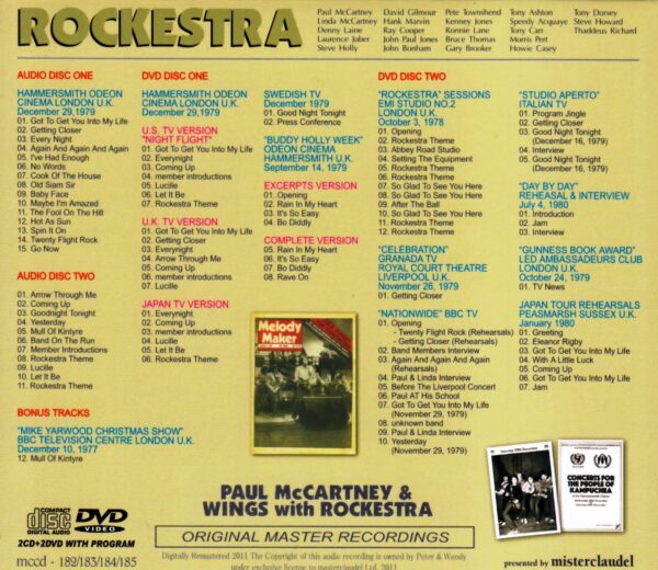 Paul McCartney,Wings/Rockestra UK 1979 - Image 2
