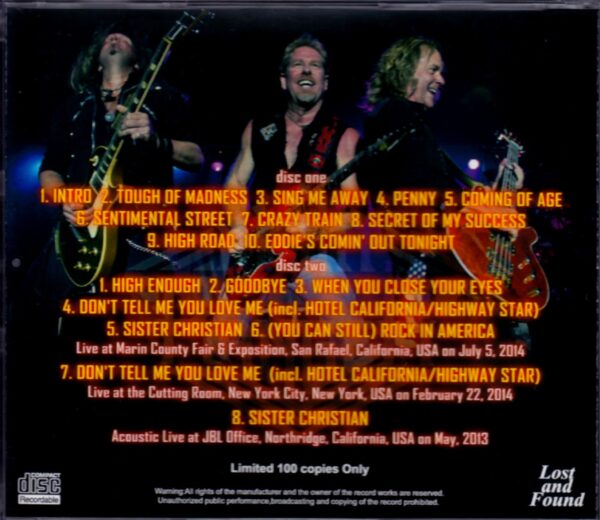 Night Ranger/California,USA 2015 & more - Image 2