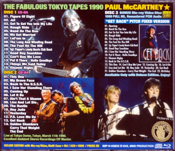 Paul McCartney/Tokyo,Japan 3.11.1990 - Image 2