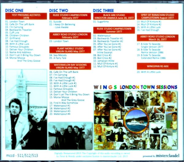 Wings, Paul McCartney/London Town Sessions - Image 2
