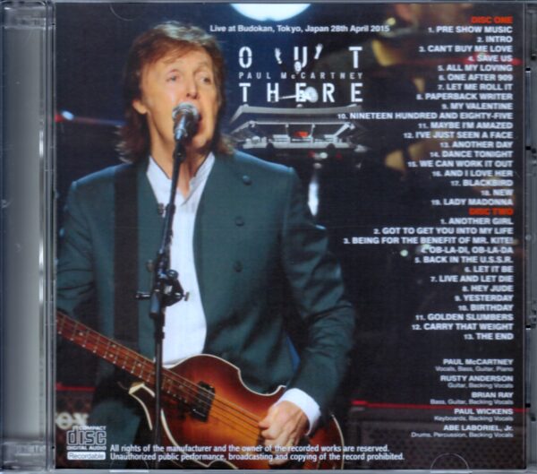 Paul McCartney/Tokyo,Japan 4.28.2015 Truly Sound - Image 2