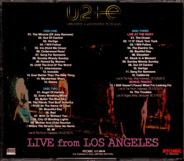 U2/California,USA 5.27 & 28.2015 & more - Image 2
