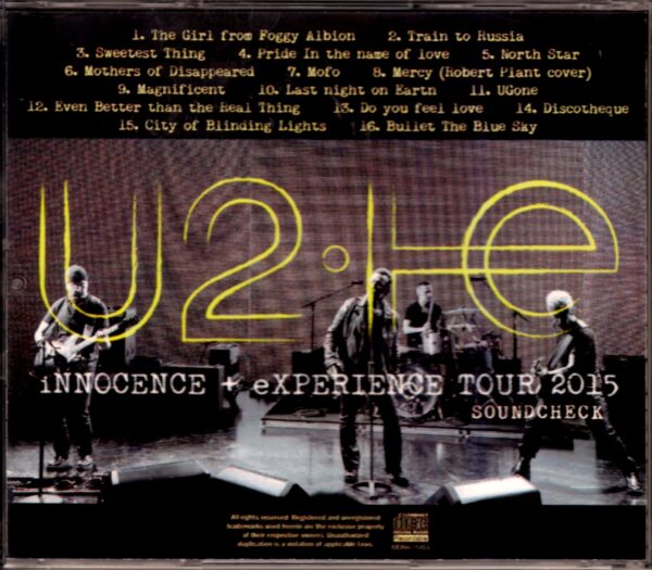 U2/Rehearsal 2015 - Image 2