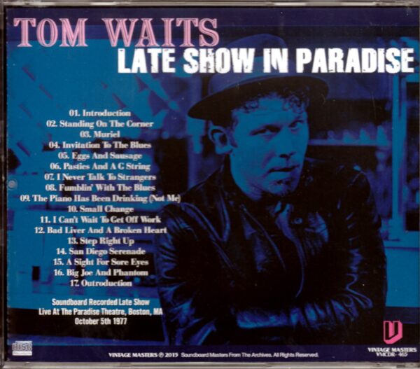 Tom Waits/Massachusetts, USA 1977 - Image 2
