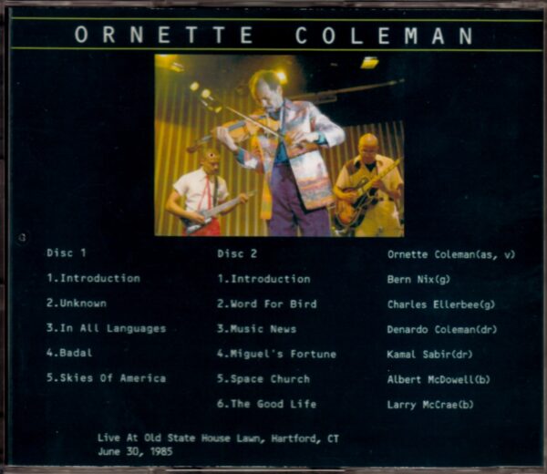 Ornette Coleman/Connecticut, USA 1985 - Image 2