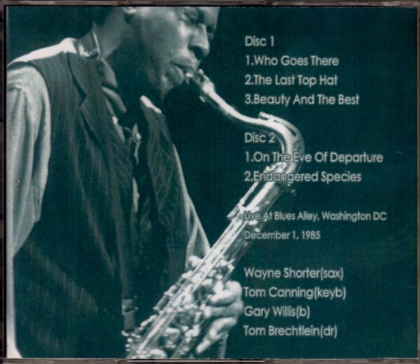 Wayne Shorter/Washington, USA 1985 - Image 2