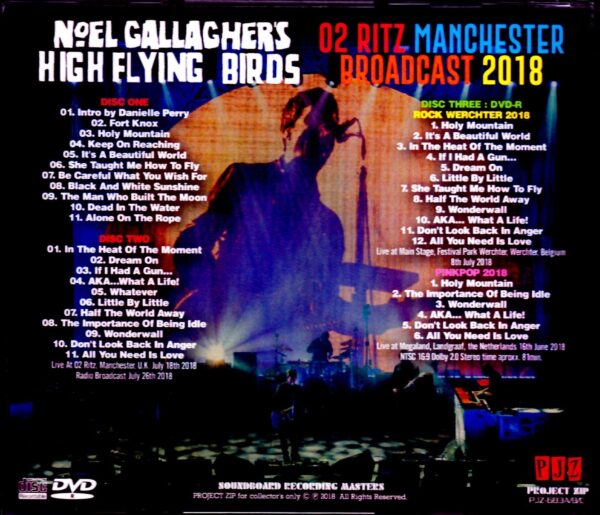 Noel Gallagher/UK 2018 & more - Image 2