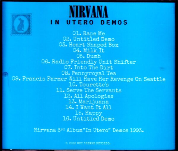 Nirvana/In Utero Demos & Unreleased Tracks 1993 - Image 2