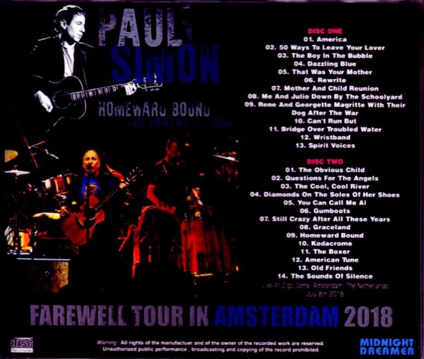 Paul Simon/Netherlands 2018 - Image 2