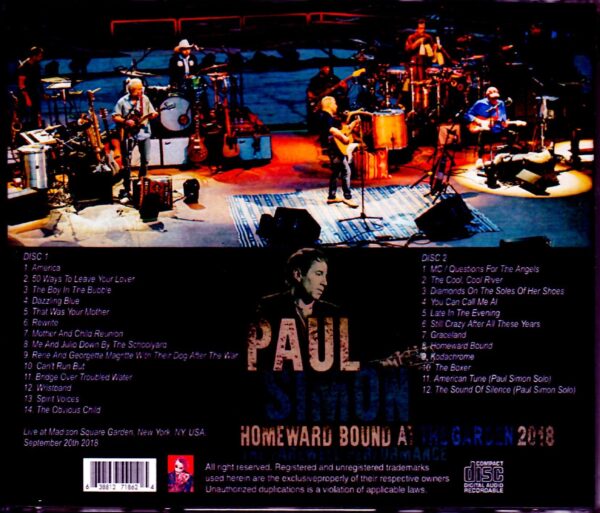 Paul Simon/NY,USA 2018 - Image 2