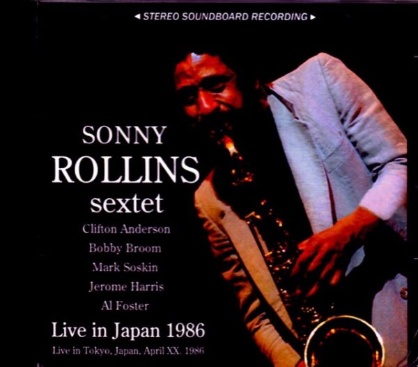 Sonny Rollins/Tokyo,Japan 1986