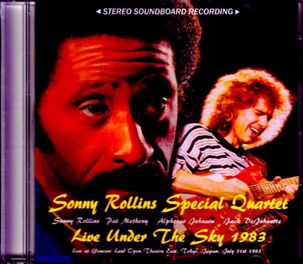 Sonny Rollins Quintet,Pat Metheny/Tokyo,Japan 1983