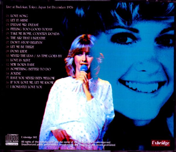 Olivia Newton-John/Tokyo,Japan 1976 Original Ver. - Image 2