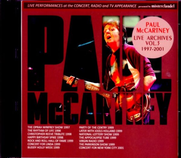 Paul McCartney/Live Archives 1997-2001