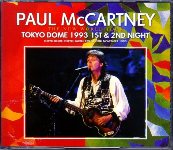 Paul McCartney/Tokyo,Japan 1993 2Days
