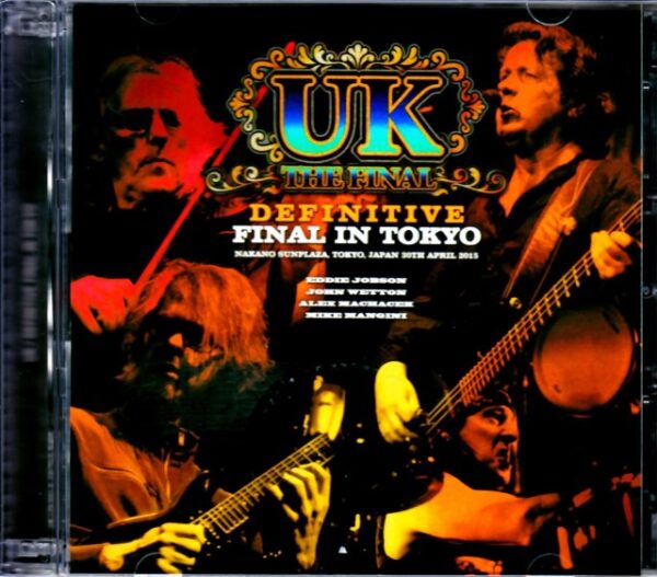 UK John Wetton,Eddie Jobson UK/Tokyo,Japan 2015 Upgrade