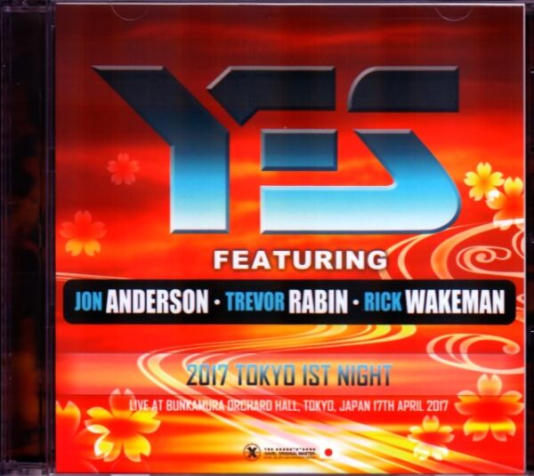 Yes Jon Anderson, Trevor Rabin, Rick Wakeman Yes/Tokyo,Japan 4.17.2017 Matrix Ver