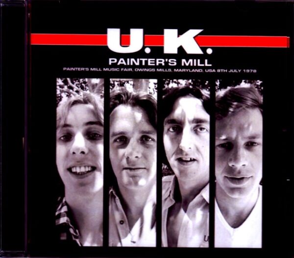 U.K. John Wetton, Allan Holdsworth, Eddie Jobson, Bill Bruford/MD, USA 1978
