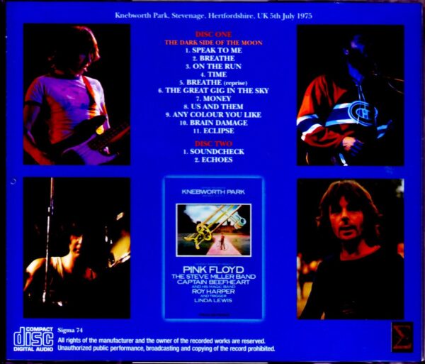 Pink Floyd/UK 1975 New Master - Image 2