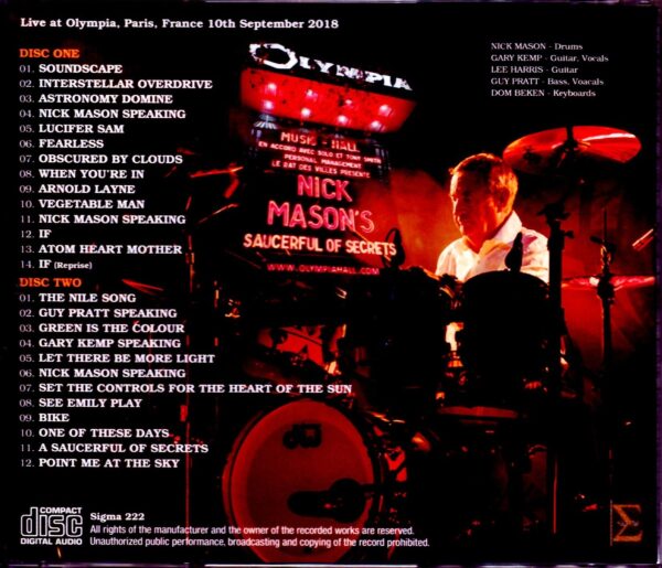 Nick Mason/France 2018 - Image 2