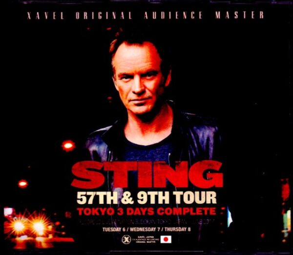Sting/Tokyo,Japan 2017 3 Days Complete