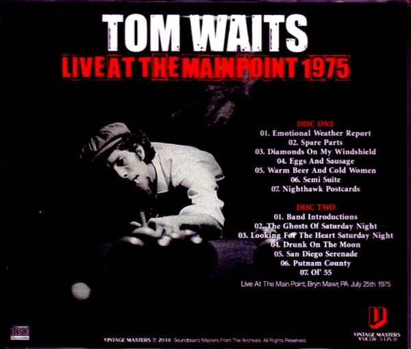 Tom Waits/PA,USA 1975 - Image 2