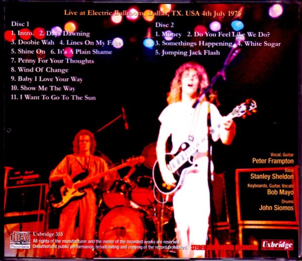 Peter Frampton/TX,USA 1975 - Image 2