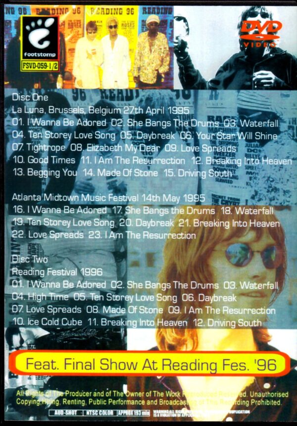 Stone Roses/Belgium 1995 & more - Image 2