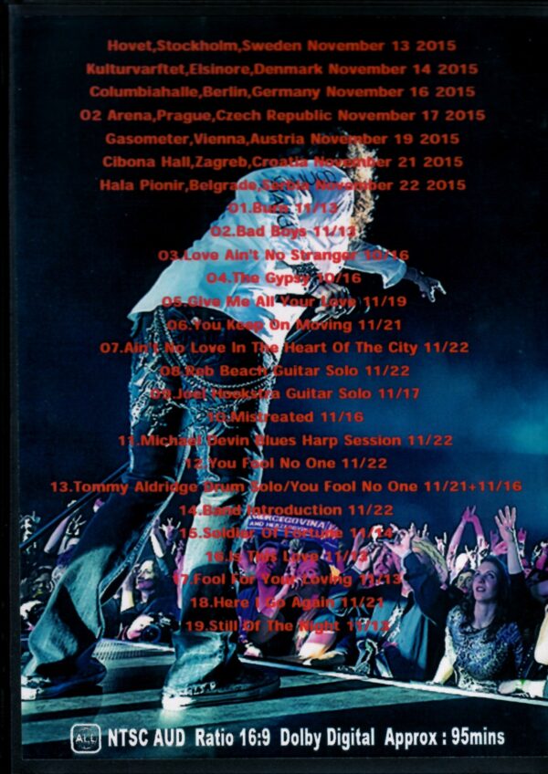 Whitesnake/Europe Tour 2015 Vol.1 - Image 2