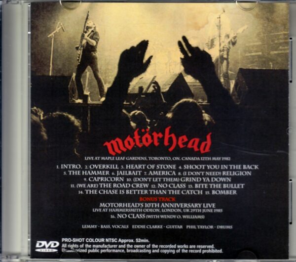 Motorhead/Canada 1982 & more - Image 2