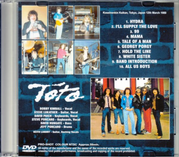 Toto/Tokyo,Japan 1980 - Image 2