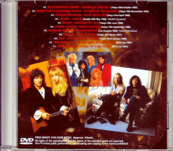 Various Artists Whitesnake,Bangles,Cyndi Lauper/Japan TV Broadcast - Image 2