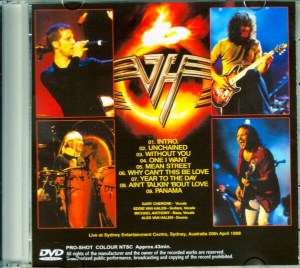 Van Halen/Australia 1998 - Image 2