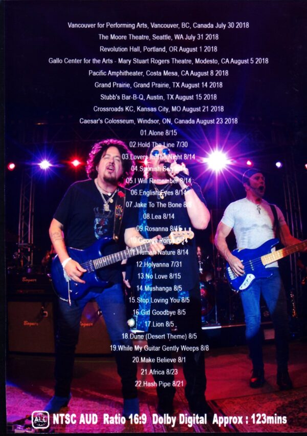 Toto/North America Tour August 2018 - Image 2