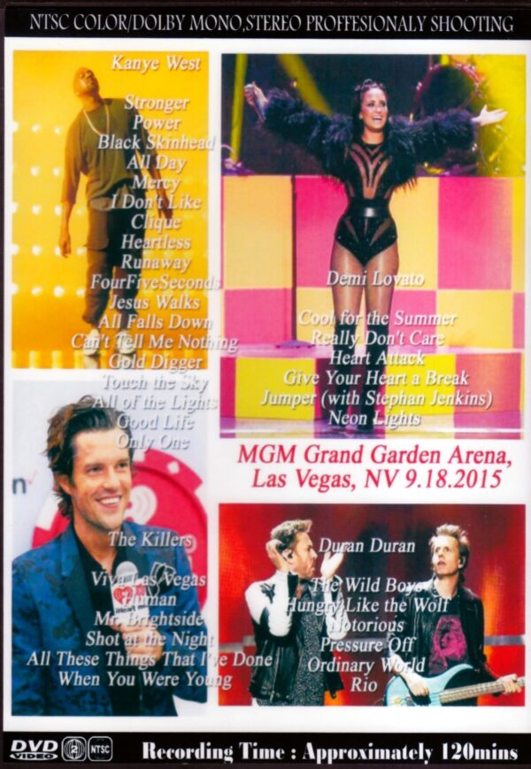 Various Artists Duran Duran,Kanye West,Demi Lovart/Nevada,USA 2015 - Image 2