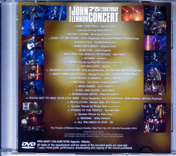 Various Artists Sheryl Crow,Paul McCartney,John Fogerty /Ny,USA 2015 - Image 2