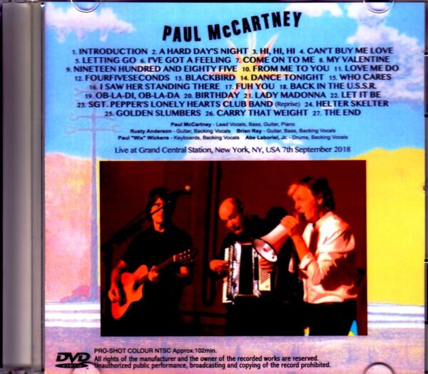 Paul McCartney/NY,USA 2018 - Image 2