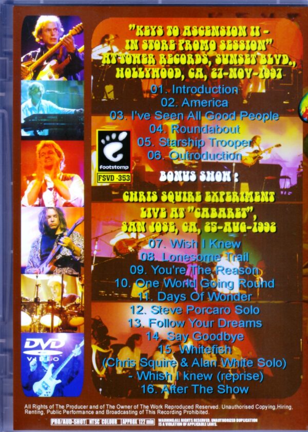 Yes/California, USA 1997 & more - Image 2
