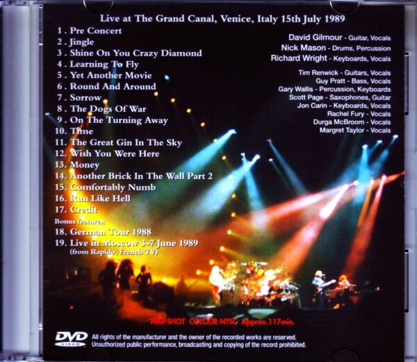 Pink Floyd/Italy 1989 - Image 2