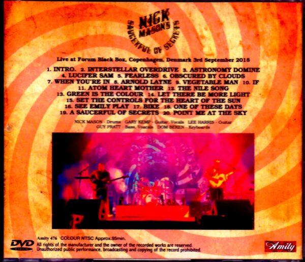 Nick Mason/Denmark 2018 Multi-Cam - Image 2