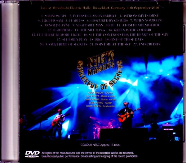 Nick Mason/Dusseldorf,Germany 2018 Multicam - Image 2