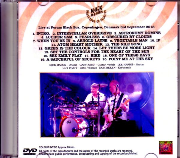 Nick Mason/Denmark 2018 Multicam - Image 2