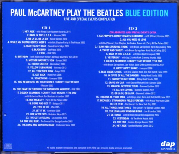 Paul McCartney/Play the Beatles Blue Edition - Image 2