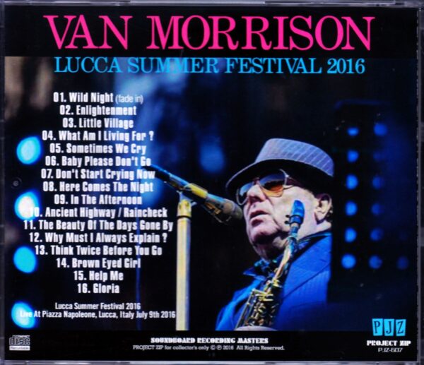 Van Morrison/Italy 2016 - Image 2