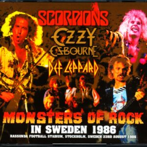 Scorpions,Ozzy Osbourne,Def Leppard/Sweden 1986