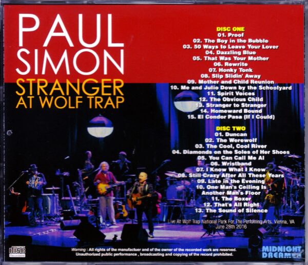 Paul Simon/VA,USA 2016 - Image 2