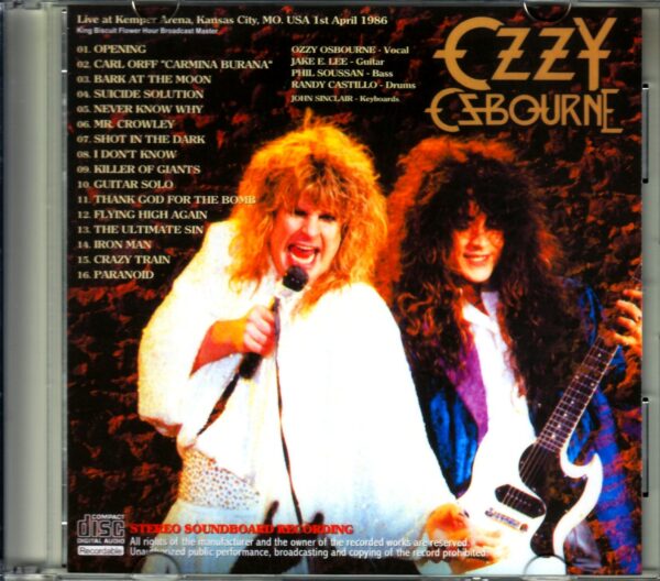 Ozzy Osbourne/MO, USA 1986 - Image 2